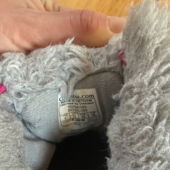 Columbia Gray and Pink Winter Boots - Picture 3 of 5